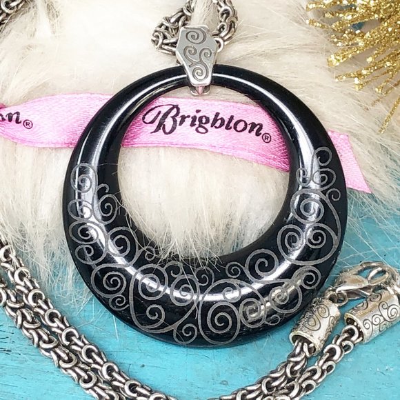 Brighton Lava Lounge Circle Byzantine Necklace - Picture 3 of 6